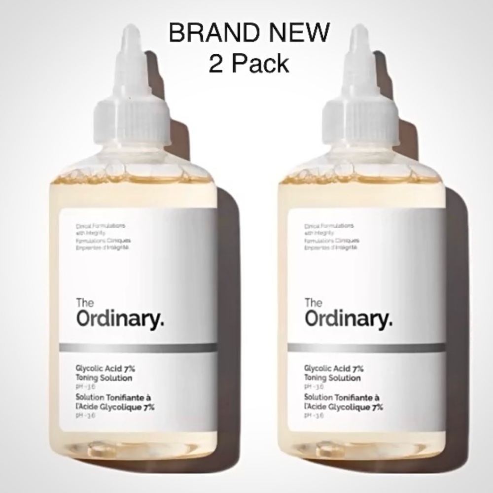 The Ordinary Glycolic Acid 7% Toning Solution 2 Pack BRAND NEW